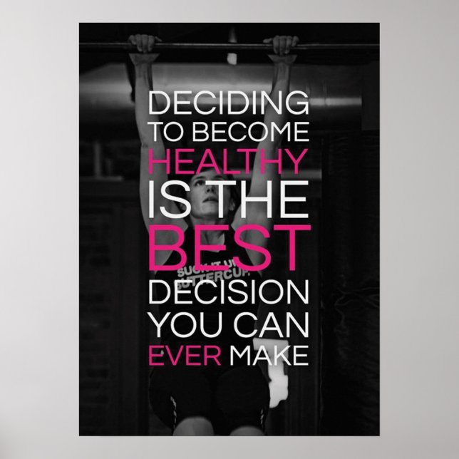 Affiche Motivation de l'entraînement (Devant)