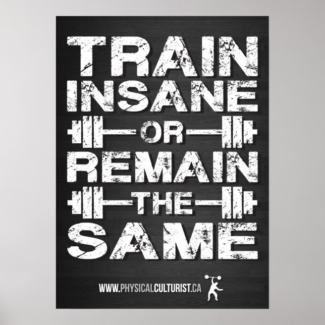 Affiche Motivation de l'entraînement (Devant)