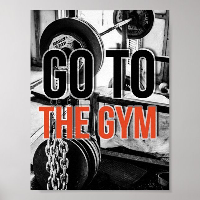 Affiche Motivation de l'entraînement (Devant)