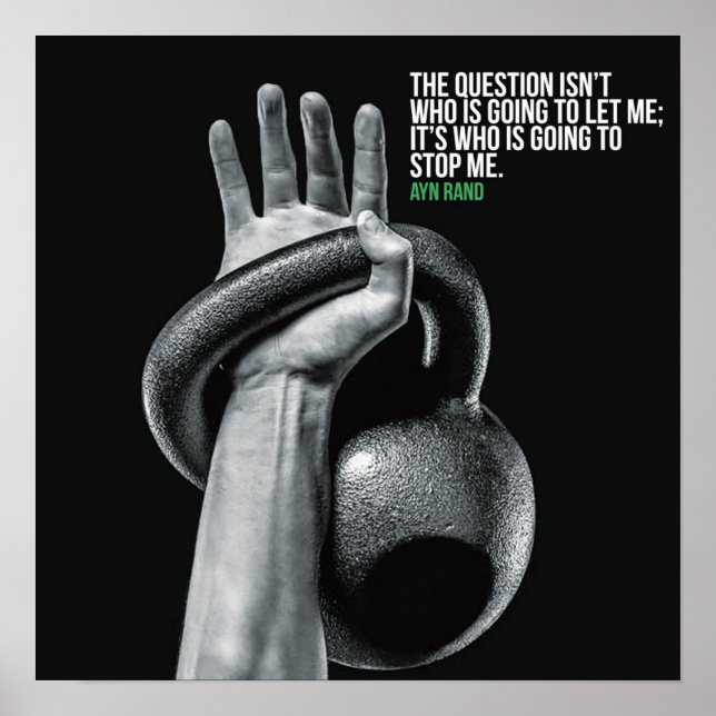 Affiche Motivation de l'entraînement (Devant)