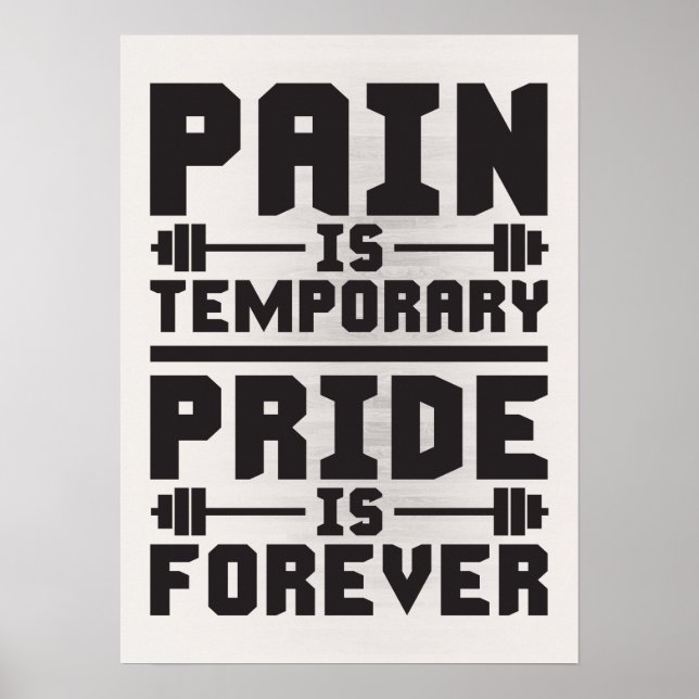 Affiche Motivation de l'entraînement (Devant)