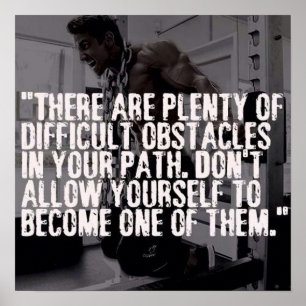 Affiche Motivation de l'entraînement