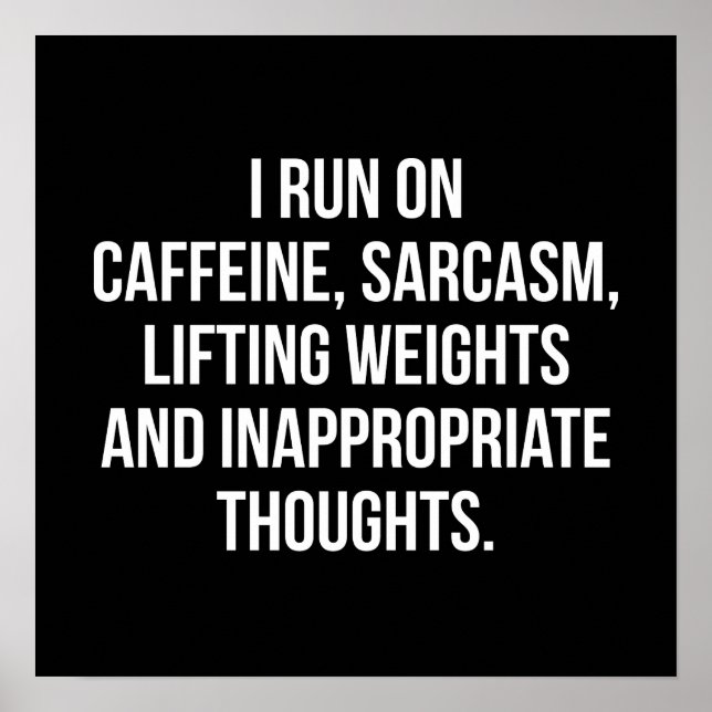 Affiche Motivation de l'entraînement (Devant)