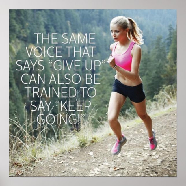 Affiche Motivation de l'entraînement (Devant)