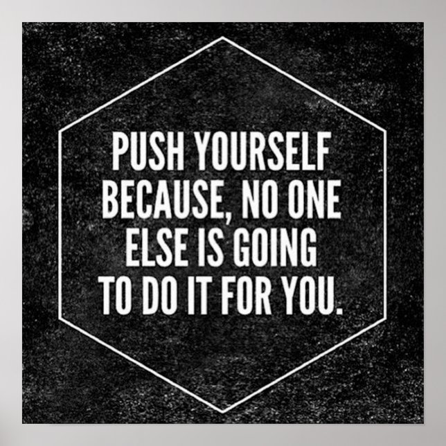 Affiche Motivation de l'entraînement (Devant)