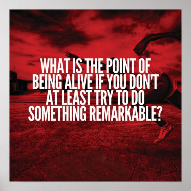 Affiche Motivation de l'entraînement (Devant)