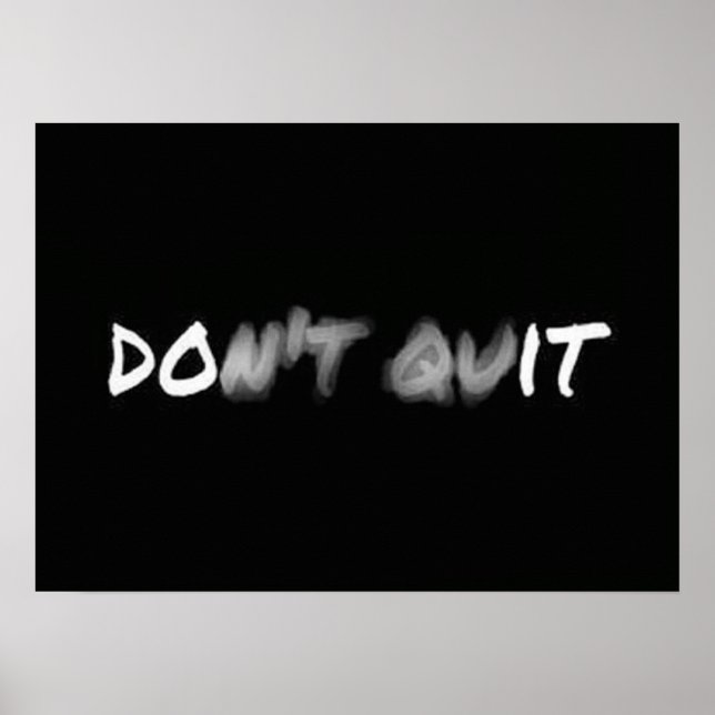 Affiche Motivation de l'entraînement (Devant)