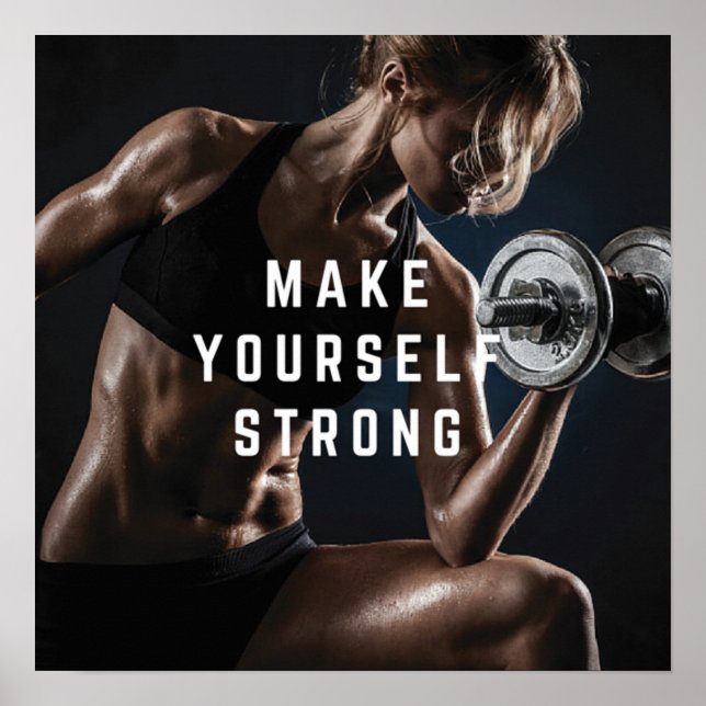 Affiche Motivation de l'entraînement (Devant)