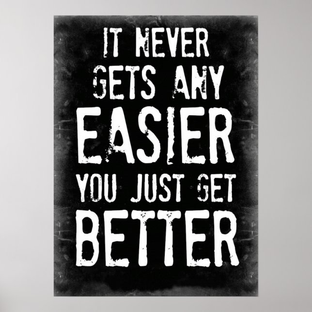 Affiche Motivation de l'entraînement (Devant)