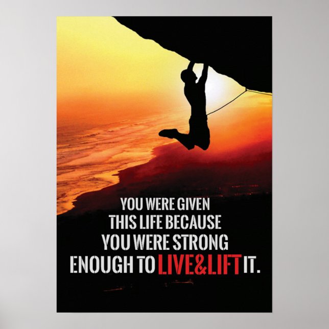 Affiche Motivation de l'entraînement (Devant)