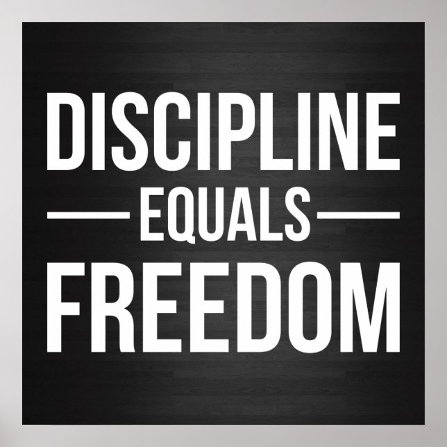 Affiche Motivation de l'entraînement de gym (Devant)