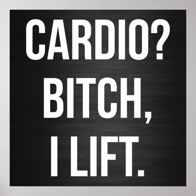 Affiche Motivation de l'entraînement de gym (Devant)