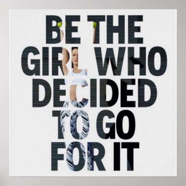 Affiche Motivation de l'entraînement de gym (Devant)