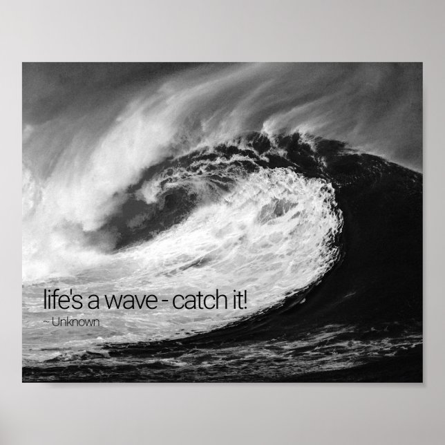 Affiche Motivation des vagues géantes (Devant)