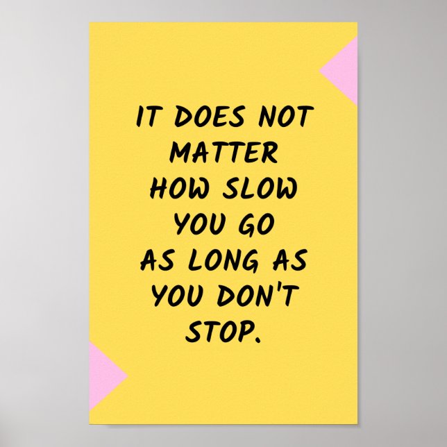 Affiche Motivation du succès / Citation inspirante (Devant)