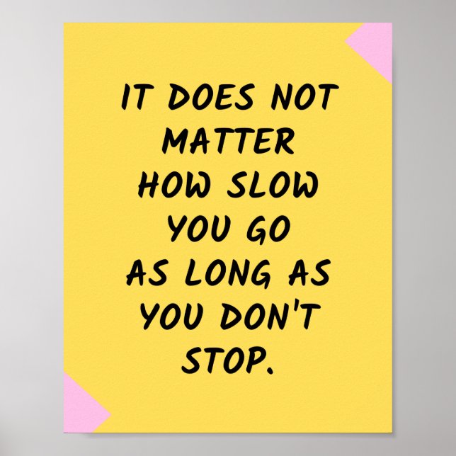 Affiche Motivation du succès / Citation inspirante (Devant)