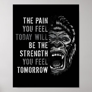 Affiche Motivation Entraînement Et Citations De Gym Mindse