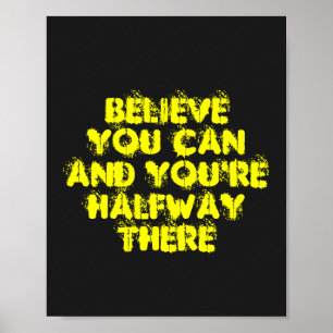 Affiche Motivation inspirante Citations de succès positif