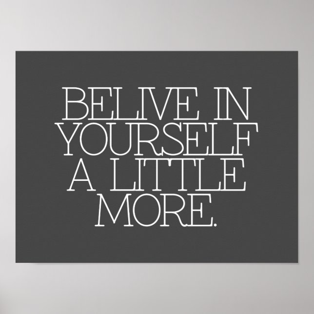 Affiche Motivation, inspiration, mots de sagesse citent. (Devant)
