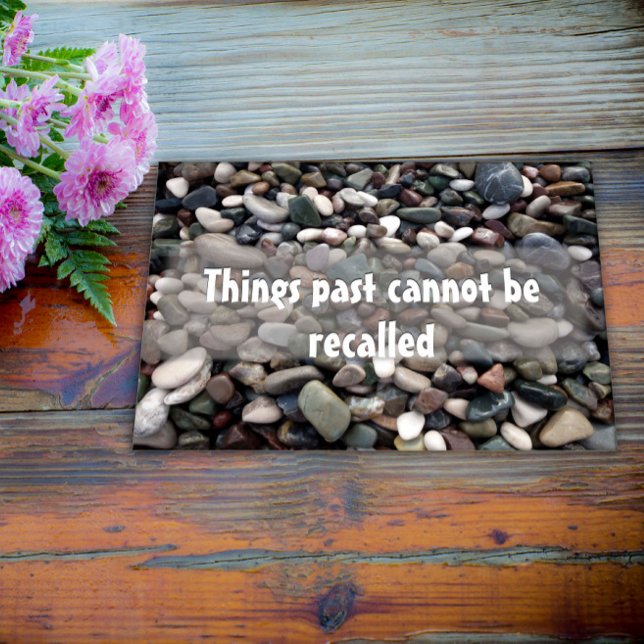 Affiche Motivation Les objets passés ne peuvent pas être r (Créateur téléchargé)