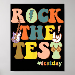 Affiche Motivation L'Étudiant Enseignant Rock Le Test Test