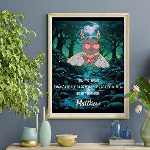 Affiche Motivation Mothman Cryptid