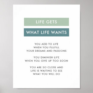 Affiche Motivation Motivational Mindset Devis