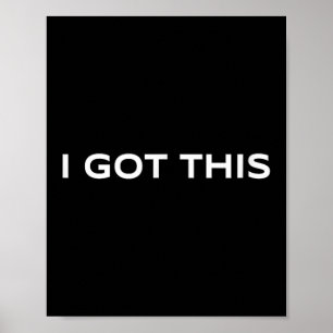 Affiche Motivation - Pensée Positive Et Confiance - I