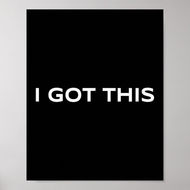 Affiche Motivation - Pensée Positive Et Confiance - I (Devant)