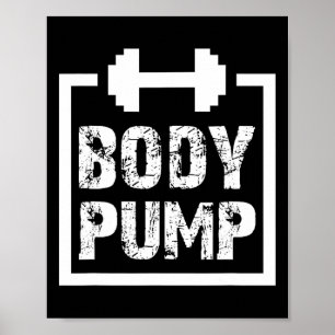 Affiche Motivation physique de la pompe corporelle T Chemi