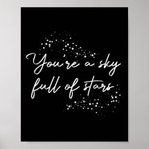 Affiche Motivation Positive Vous Êtes Un Ciel Plein D'Étoi