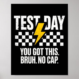 Affiche Motivation pour le jour de test de l'État Staar Vo
