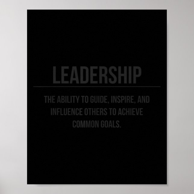 Affiche Motivational Leadership Entrepreneur Slogan Quote  (Devant)