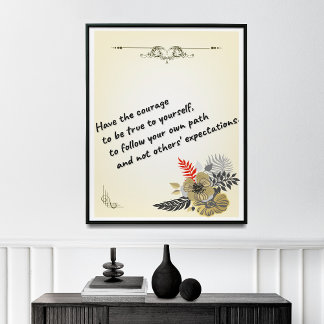 Affiche Motivational Poster, Positive Affirmation, 