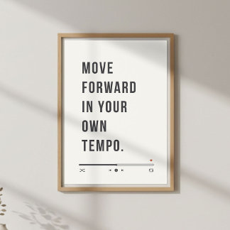 Affiche Motivational Quote Wall Art, Growth Mindset 