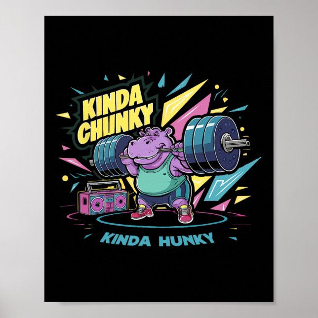 Affiche Motivationnel Bodybuilding Poids Apparel Ki (Devant)