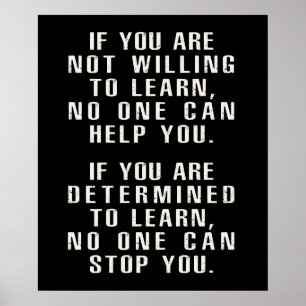 Affiche Motivationnel, Citations Positives, Déclarations P