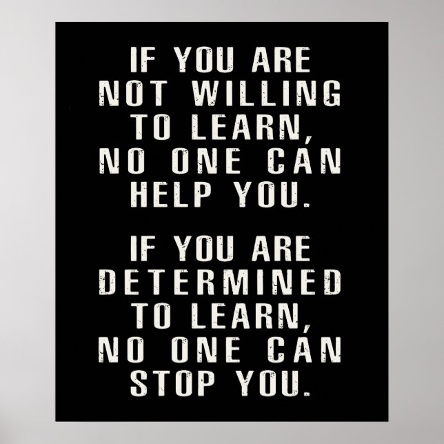 Affiche Motivationnel, Citations Positives, Déclarations P (Devant)