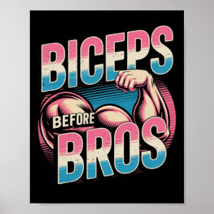 Affiche Motivationnel Gymnase Humour Biceps Gains Biceps B