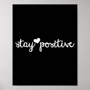 Affiche Motivationnel Rester Positif S - Femmes Autonomisa