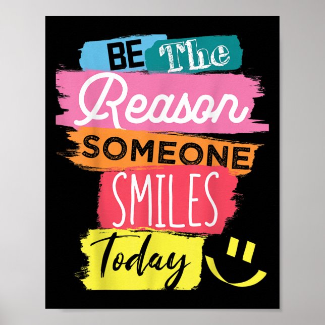 Affiche Motivationnel Soyez La Raison Pour Laquelle Quelqu (Devant)