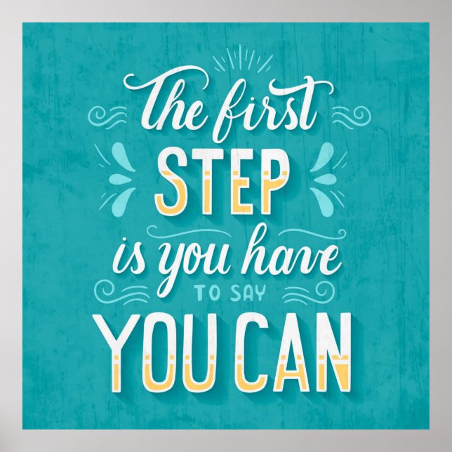 Affiche motivationnelle (Devant)