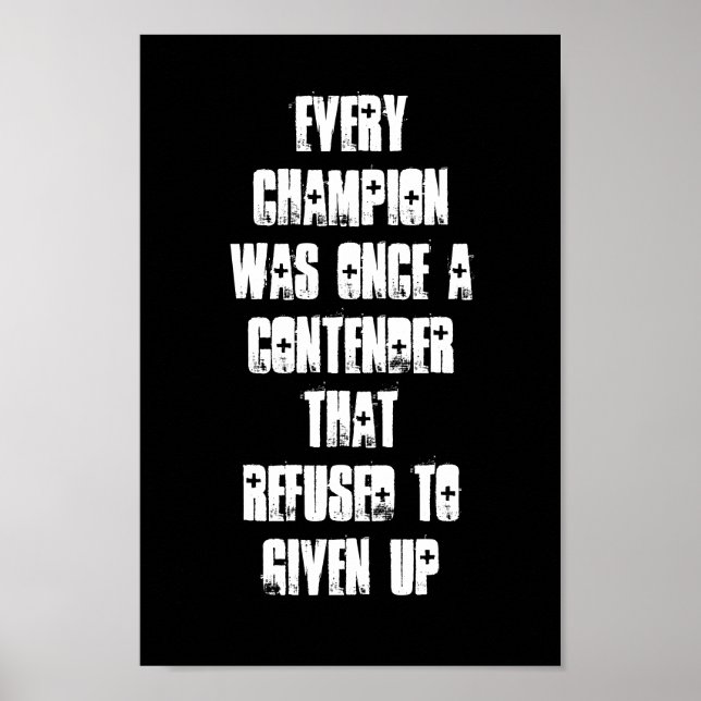 Affiche motivationnelle (Devant)