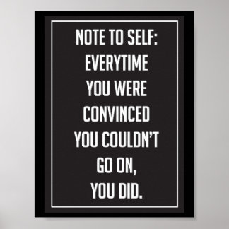 Affiche motivationnelle