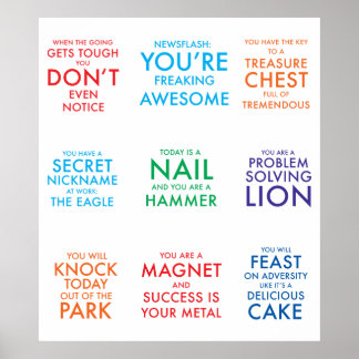 Affiche motivationnelle