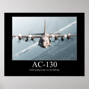 Affiche motivationnelle AC-130