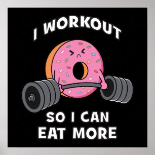 Affiche motivationnelle de l'entraînement