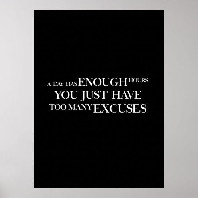 Affiche motivationnelle de l'entraînement (Devant)