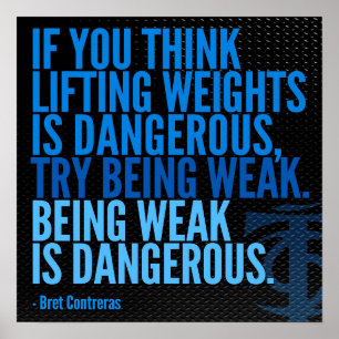 Affiche motivationnelle de l'entraînement