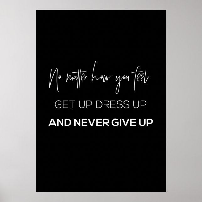 Affiche motivationnelle de l'entraînement (Devant)